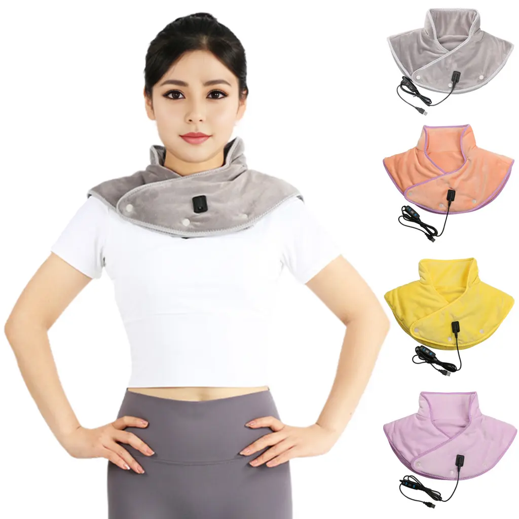 (Wanyeli)  Rechargeable Heating Pad Wearable Back Heating Pad Portable Rechargeable Shoulder Heating Pad for Neck  Back Cordless Electric Wrap with 3 Heat Settings Mobile for Pain