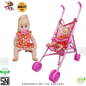 Mainan Anak Boneka Bayi Stroller | Baby Stroller