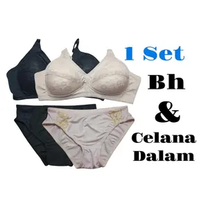 Set Bra Dan Celana Dalam Wanita | Setelan Bh Busa dan Celana Dalam Wanita Renda