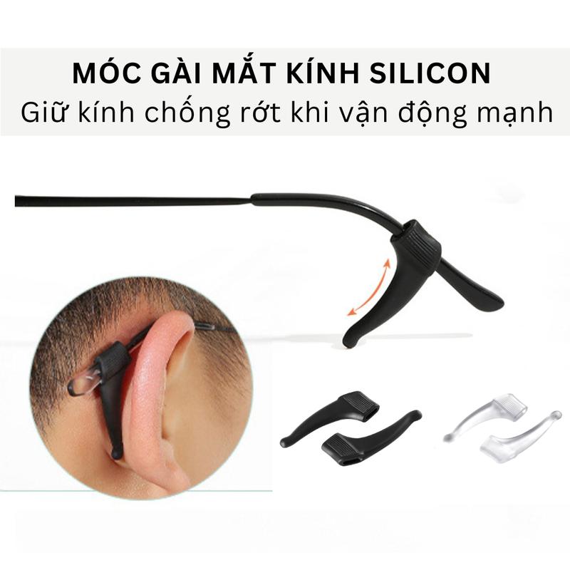 Miếng đệm làm êm tai cho kính bằng silicon siêu bền hình móc câu chống trượt…