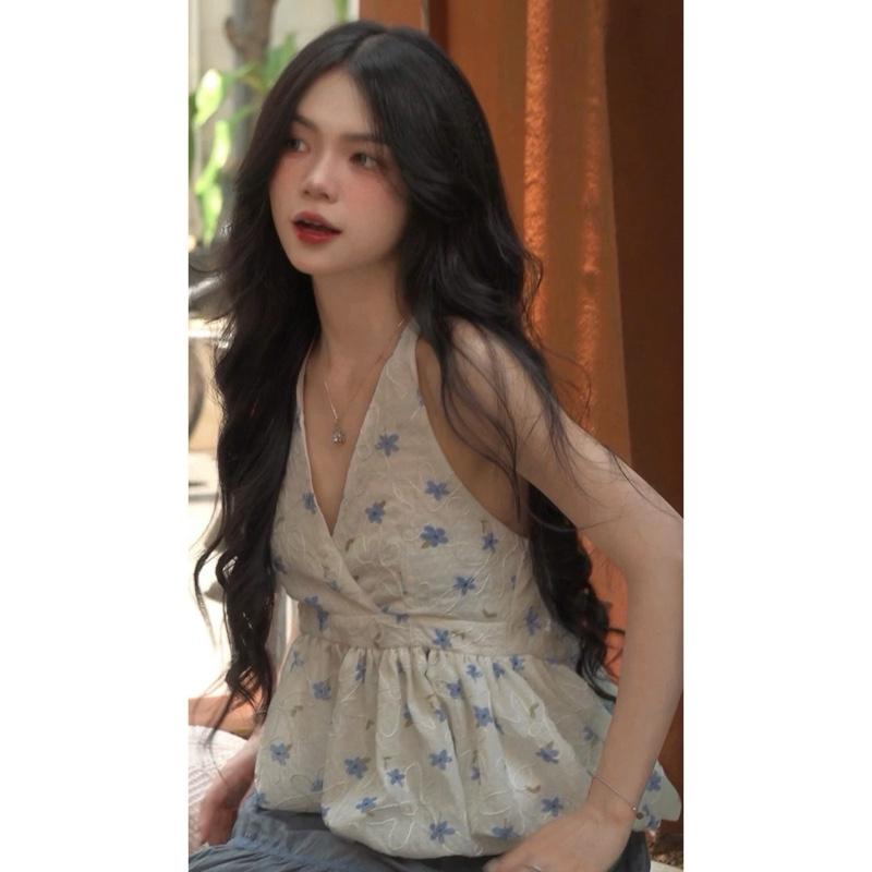 [SMOR ROOM] Áo yếm bí vải voan tơ 2 lớp RANI