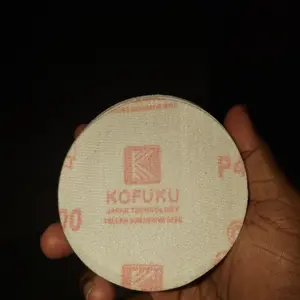 per 10 lembar AMPLAS BULAT VELCRO 4 INCH KERTAS GOSOK KREK 100MM REMPELAS BUNDAR 4 INCI MURAH mata gerinda