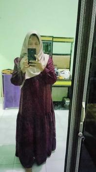 Product Review of Dress Lunna Dress Mahaira Premium Bahan Polo Linen Katun Premium Dress Wanita Muslim Dewasa Mewah  Pesta Elegant Gamis Kondangan Gaun Hitam Rayon Midi Navy Remaja Panjang Crinkle Basic Airflow from M**🥰 1
