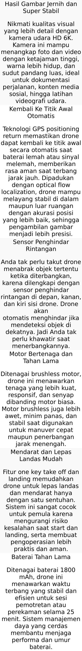S-Seriez Drone 6K Dual Camera 2.4 GHz WiFi Obstacle Avoidance 1800mAh S-Seriez Drone 6K Dual Camera 2.4 GHz WiFi Obstacle Avoidance 1800mAh