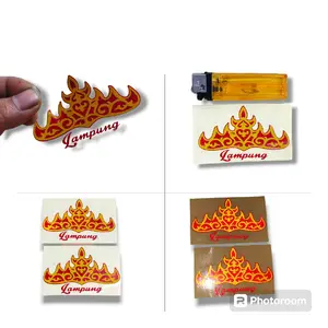 Cutting Sticker Stiker Siger Lampung Motif Ukir isi 2pcs Car