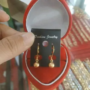 Anting simple model mirip emas asli awet tidak mudah luntur
