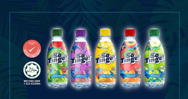 Product Introduction of (6 Bottle) Spritzer So Tinge Grape Lemon Lime Citrus Watermelon Lychee Sprakling Carbonated Water Drink VIDA Haus BOOM 1
