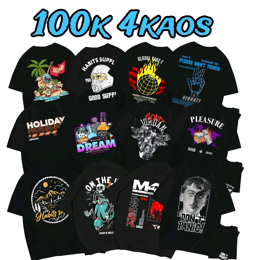 Paket Hemat 100K dapat 4 Kaos Pria Bahan Soft Katun Santai Baju