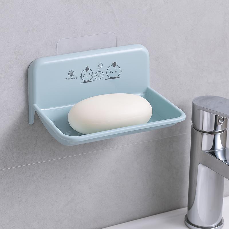 Kệ đựng xà phòng nhựa Việt Nhật, khay đựng xà bông dán tường không cần khoan đục My Home DN482