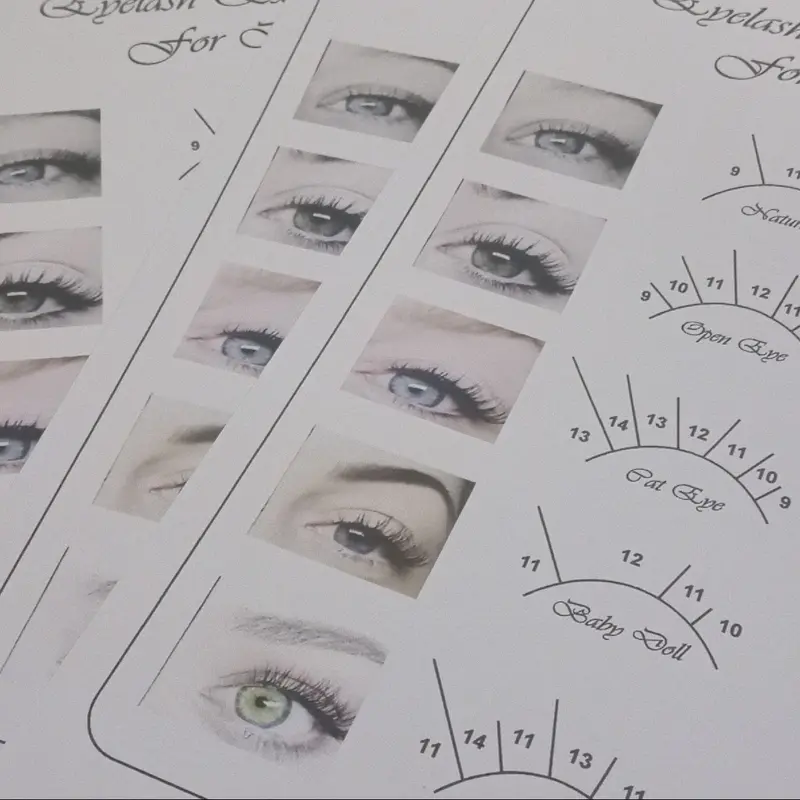 kertas latihan eyelash | eyelash exercise papers for beginer 2 2