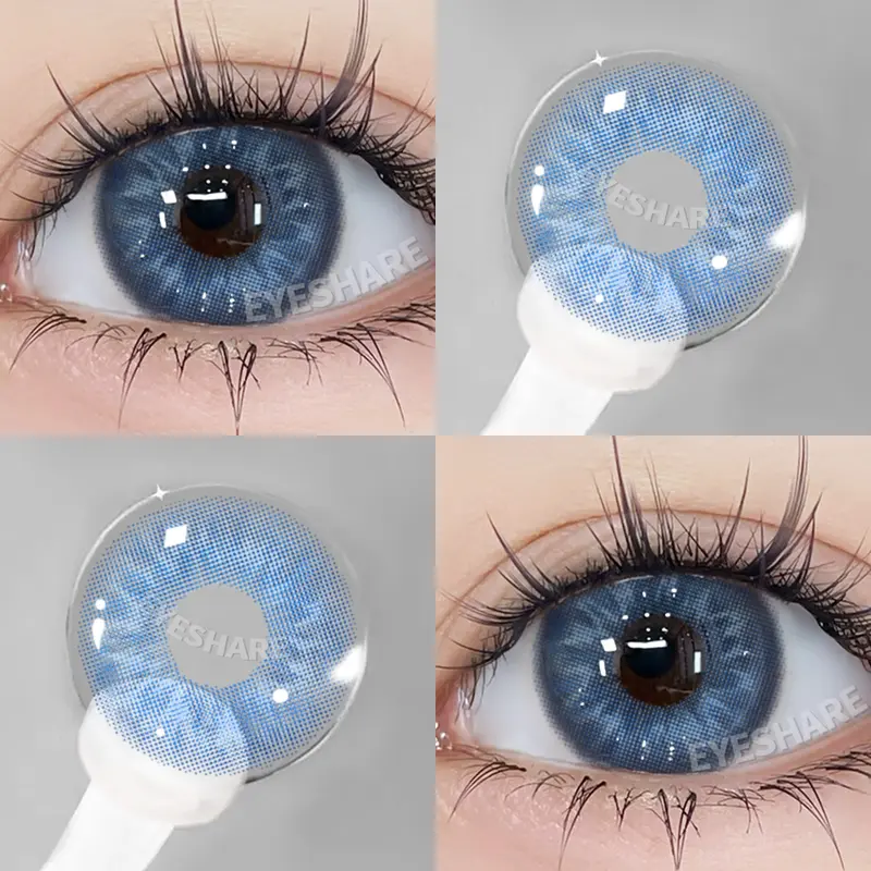 [Sản phẩm mới] Kính áp tròng thời trang Eyeshare BRUSSELS dùng hàng năm Đường 0 độ lens 14,5mm 4