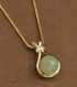 Product Review of [COD]Kalung Titanium Liontin Bulat Mata Fashion Accesories Wanita Anti Karat Dan Tidak Luntur Hadiah from a**s s** 0