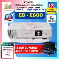 Gambar Projector Epson EB E600 3400 LUMENS HDMI 3LCD sudah TKDN dari SinarMutiara Online Kota Administrasi Jakarta Barat 1 Tokopedia