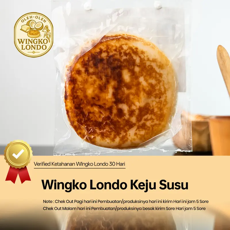 Wingko Tjap Londo Rasa Keju Susu Kue Jajanan Basah Khas Kediri 4