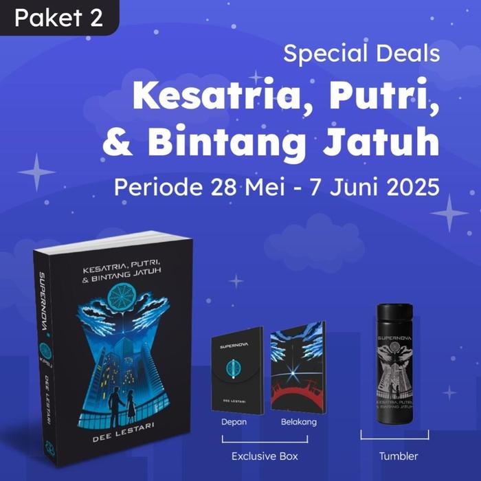 Gambar Buku Novel Supernova 1 : Kesatria, Putri, dan Bintang Jatuh - Bumi Fiksi dari BumifiksiJakarta_NEW Kota Administrasi Jakarta Selatan 4 Tokopedia