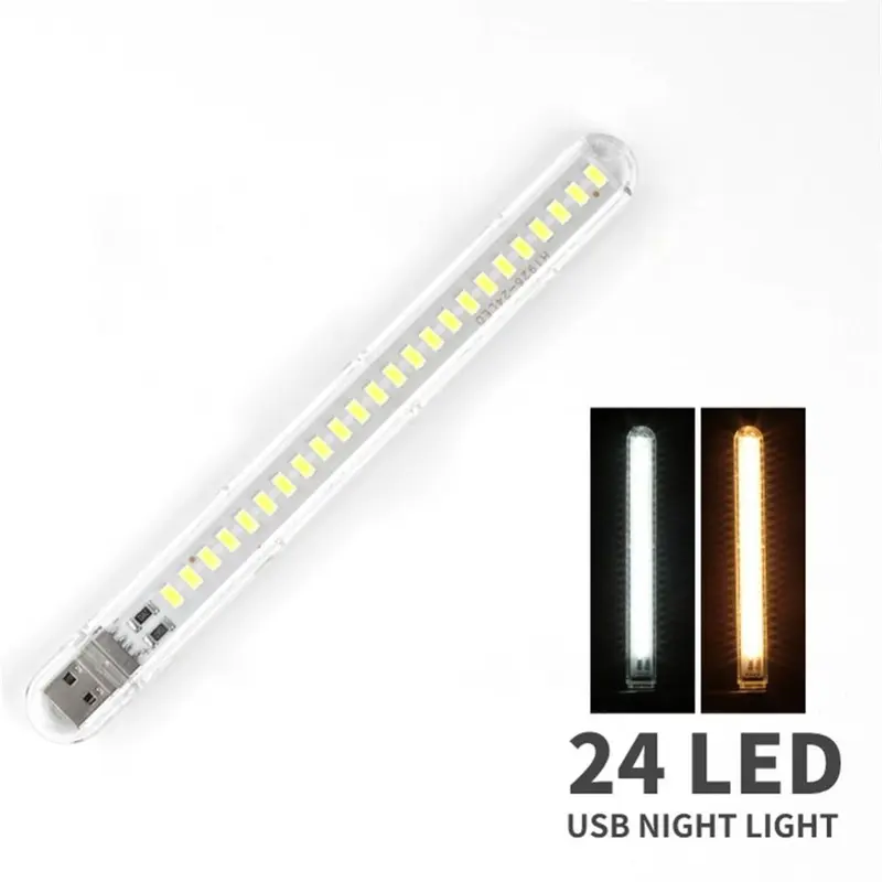 Đèn Đọc Sách LED 24 Màu, Đèn Đầu Giường USB Bảo Vệ Mắt Mới, Tiết Kiệm Năng Lượng, Đồ Dùng Gia Đình, Đèn Cầu Thang Trong Nhà 1