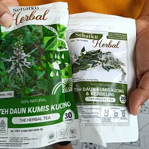 Sehatkuherbal Teh Daun Kumis Kucing Isi 30 Tea bag Minuman