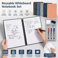 Gambar BITCBae A5 Papan tulis portabel Whiteboard Mini 6IN1 PU Leather - Dengan Spidol dan Kain Penghapus - Dark-Gray dari 76 RIDER & Logo Kota Cirebon 3 Tokopedia