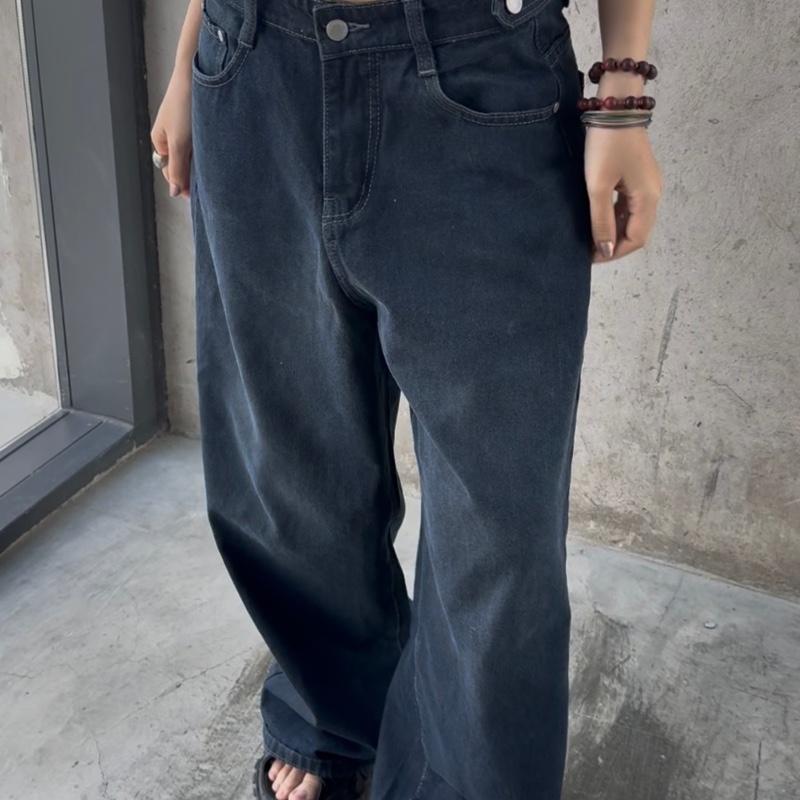 Quần Dài Jean Wash Cesar ( Ống Rộng Cạp Trễ )