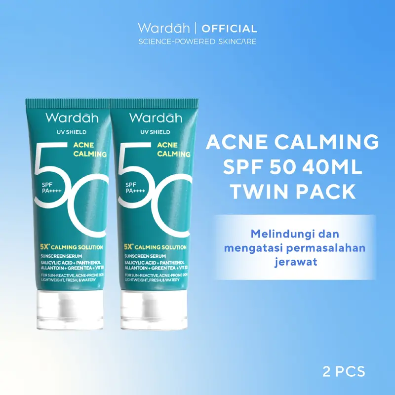 [TWINPACK] WARDAH UV Shield Acne Calming Sunscreen - Skincare 1