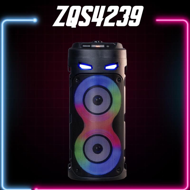 [KOL/KOC] Loa bluetooth - ZQS-4239S, loa karaoke kết hợp nghe nhạc công suất lớn, âm thanh nghe cực kì ấm và bắt tai, thiết kế cực kì lạ mắt, phù hợp hát và nghe nhạc hội nhóm lớn
