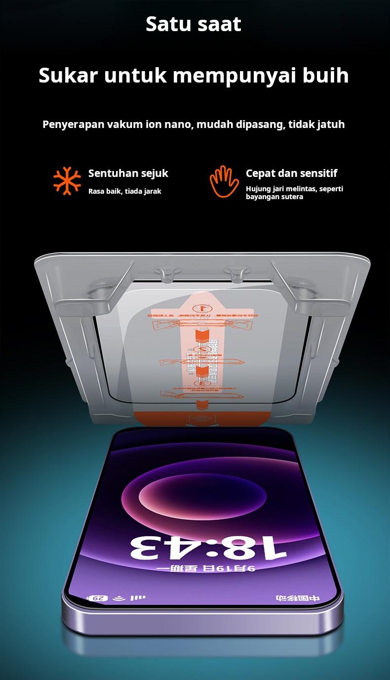 Product Introduction of iPhone Automatic Dust Removal and Alignment Kit | Tempered Glass Privacy/HD | Compatible with Series 11-16/X/XR/XS/MAX Cover Protection Protective Smartphone 6