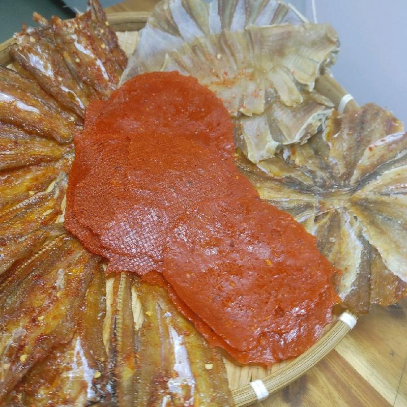 Combo khô thu đỏ, mối tẩm, đù bông, đuối tẩm 109k Ăn Vặt Thức Ăn Snack 1