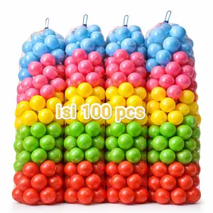 Mandi Bola Plastik Warna Warni Anak Murah SNI isi 100 pcs