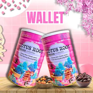 Oufen Lotus Root Powder Sarang Burung Wallet Bubuk Akar Teratai Jamur Tramella & Sarang Rasa Asam Manis dari Buah Leci dan Lengkeng 400 gram
