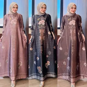 Kareen - Camila Gamis Silk Mewah Bahan Adem Motif Mewah
