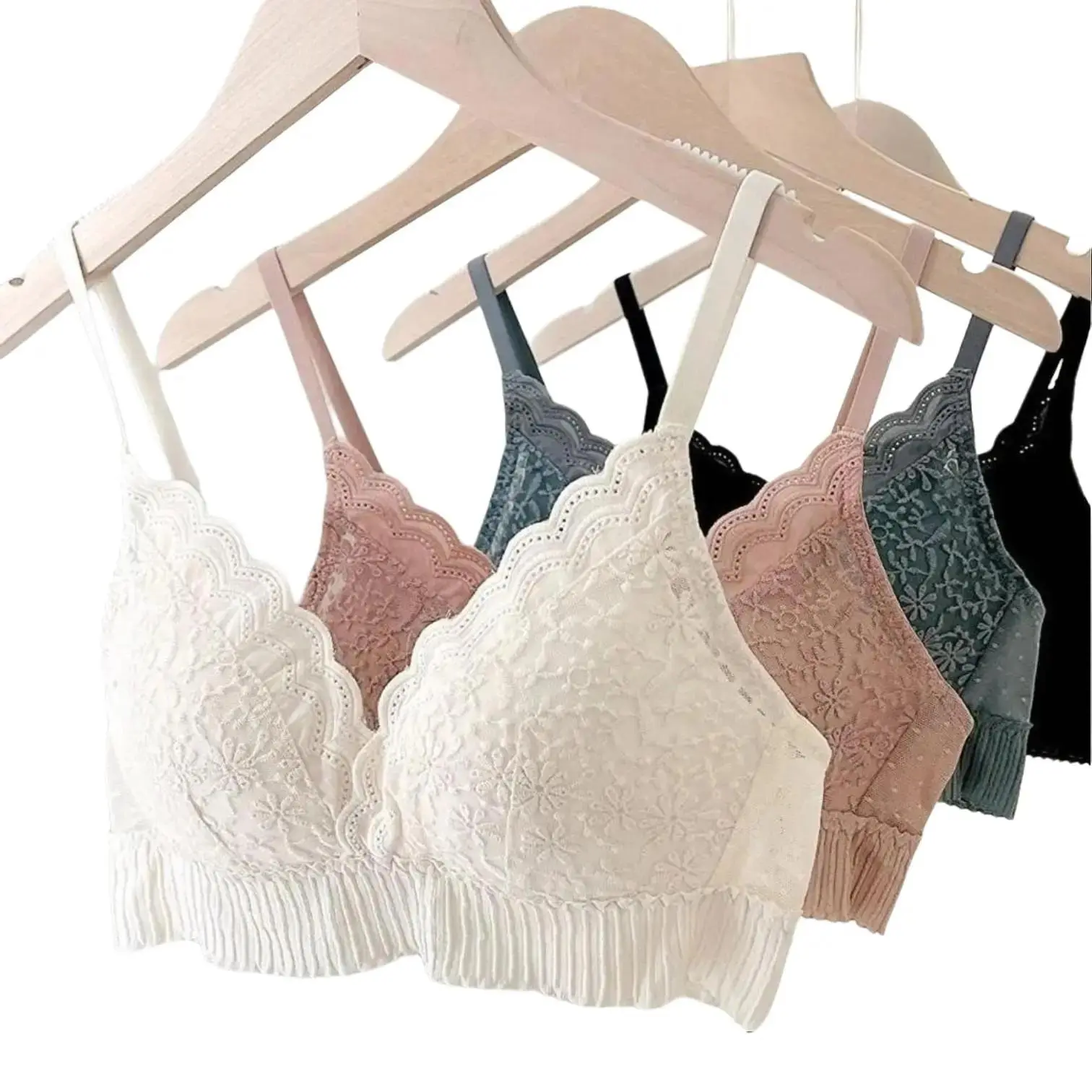 [LUX] L044 Bra Wanita Tanpa Kawat Seamless Busa Tipis Bhwanita Push Up Bahan Nylon Spandex Ukuran 32-38 Motif Nyaman