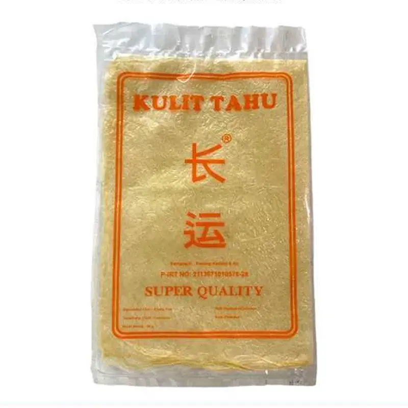Kulit Kembang Tahu Super Quality Cap Zhang Yun / Kulit Hekeng Dimsum Fukian (Asin) / Tofu Skin Beancurd