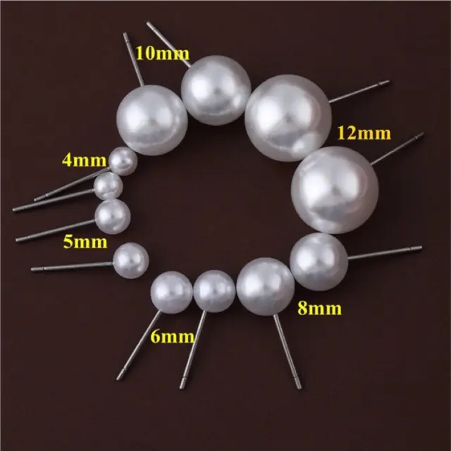 Anting Mutiara warna putih | anting tusuk | korea
