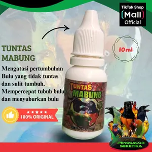 Suplemen Tuntas Mabung 10 ml Penggacor Seketika solusi Burung Ambrol Macet Berkepanjangan Vitamin Penggacor Suplemen Semua Burung Murai kacer cucak ijo kenari lovebird sogon kolibri suplemen burung berkicau