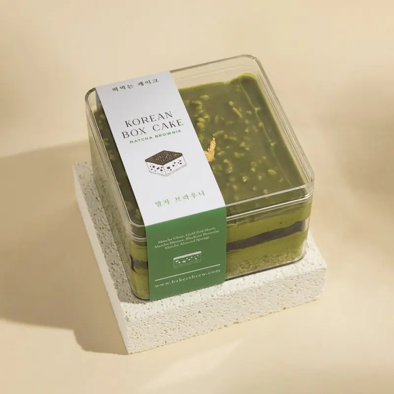 [Bakers Brew] Matcha Brownie Box Cake