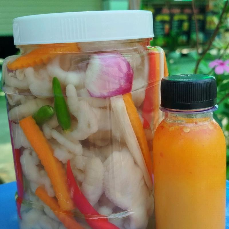 hủ 1,1kg chân gà rút xương ngâm chua ngọt nhà làm (chỉ giao miền Nam)