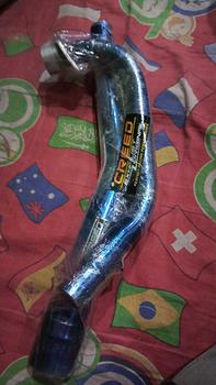 Product Review of knalpot racing creed exhaust original pnp vixion sonic satria fu Jupiter mx r15 cb 150r cbr 150r gsx 150 tiger verza byson megapro from R**l D**6 0