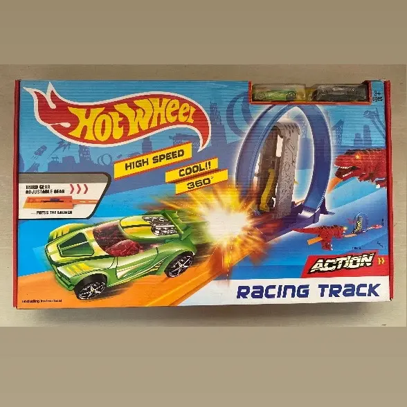 Mainan anak track racing mobil track racing (1 jalur) HOTWHEEL DOS 922