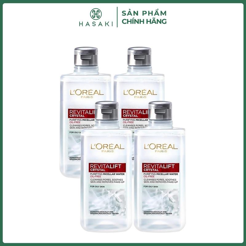 Combo 4 Nước Tẩy Trang L'Oreal Làm Sạch Sâu Cho Da Dầu 95ml | HASAKI BEAUTY
