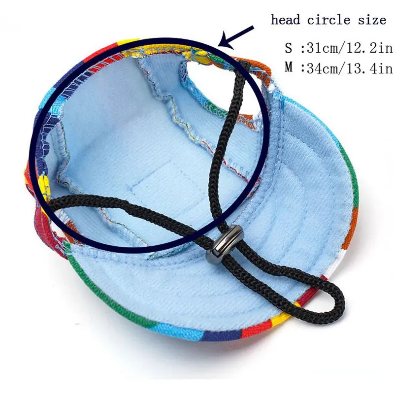 Mũ Bóng Chày Cho Thú Cưng, Có Thể Điều Chỉnh, Phong Cách Thường Ngày Mùa Hè, Làm Bằng Vải Cotton, Thiết Kế TAILUP, Thích Hợp Cho Chó, Mũ Chống Nắng 3