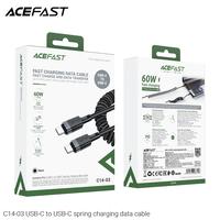 Gambar Kabel Data Charger PD Spiral Spring Coiled ACEFAST Acewire Pro C14-03 USB Type-C To Type-C Super Fast Charging Power Delivery dari HimTech Kota Administrasi Jakarta Utara 2 Tokopedia