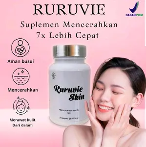 Ruruvie Skin Kapsul Pemutih kulit & Mencerahkan Wajah