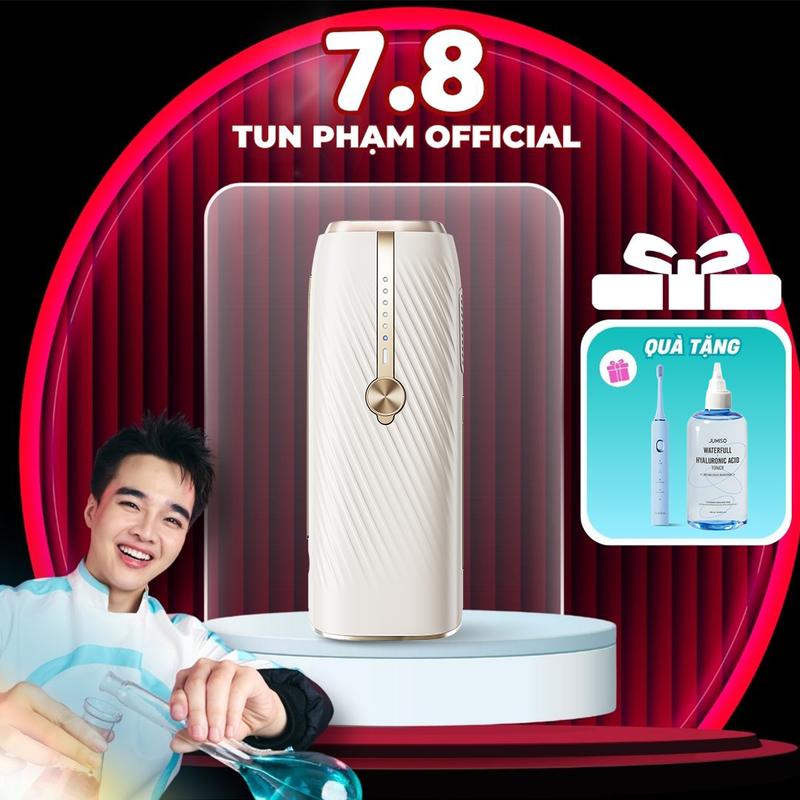 [Tun Phạm] Máy Triệt Lông Lạnh Sapphire Halio InfinityGlow Advanced IPL Sapphire Cooling Hair Removal Device