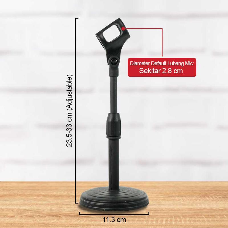 Stand Mic Meja Untuk Podcast Meeting Desain Ergonomis 8