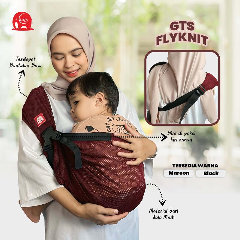 CIMO BABY - Flyknit Gendongan Geos Bayi Samping Ajustable Gendongan Jaring 9