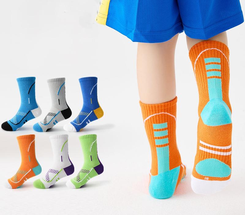  TẤT CHÂN THỂ THAO  1 ĐÔI  CHẤT COTTON MỀM MỊN CO GIÃN THOÁNG PHÙ HỢP MÙA HÈ MÙA THU CHO BÉ TRAI VÀ BÉ GÁI 