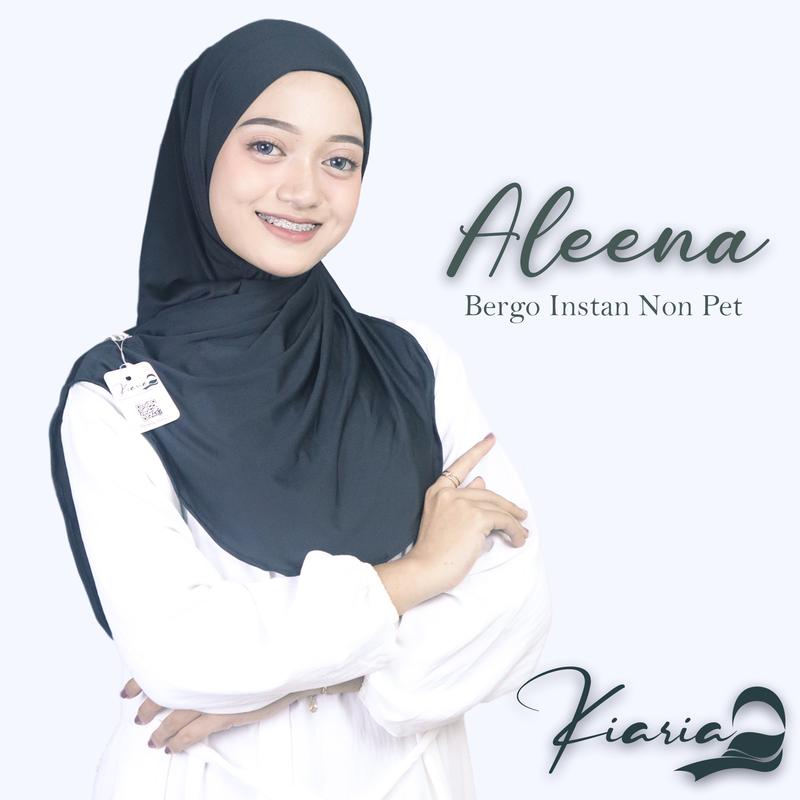 Kiaria - Daily Hijab Jilbab Instan Non Pet Jersey Premium Aleena Oval 2