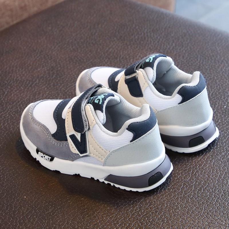 Product Introduction of 21-30 Size Kids Boys Girls Fashion Hook-Loop Casual Shoes Anti slip Soft Sneakers 57