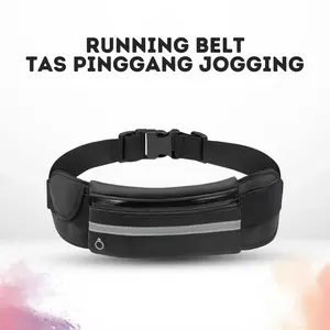 [TERLARIS] Tas Lari Ikat Pinggang Olahraga Jogging Waterproof Anti Air - Running Belt