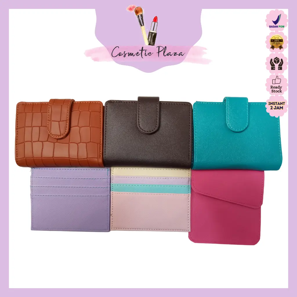 Dompet Kartu Slot Amplop Envelope Angpau Card Holder Double Uang Kertas Koin Souvenir Serbaguna